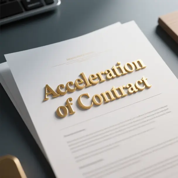 Image of Acceleration of Contract