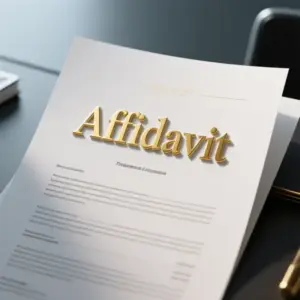 Image of Affidavit