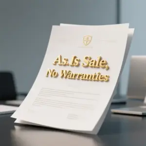 Image of As Is Sale, No Warranties