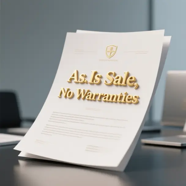 Image of As Is Sale, No Warranties