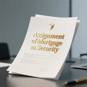 Image of Assignment of Mortgage as Security