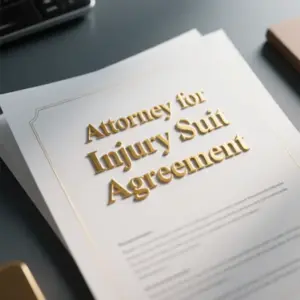 Image of Attorney for Injury Suit Agreement