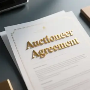 Image of Auctioneer Agreement