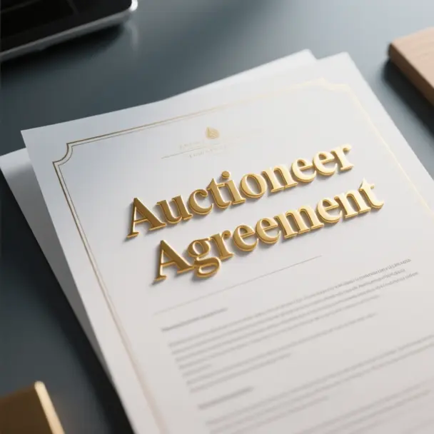 Image of Auctioneer Agreement