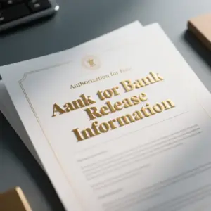 Image of Authorization for Bank to Release Information
