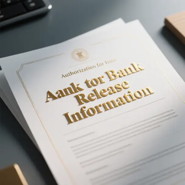Image of Authorization for Bank to Release Information
