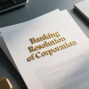 Image of Banking Resolution of Corporation