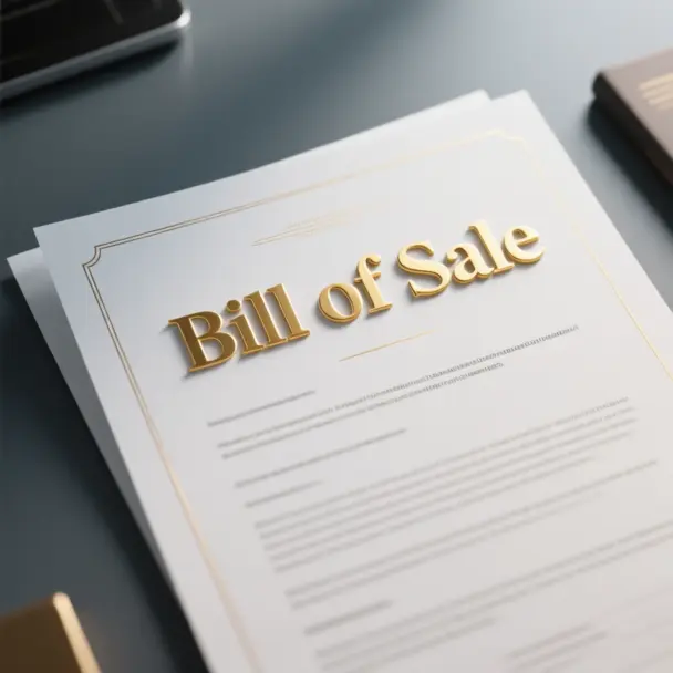 Image of Bill of Sale