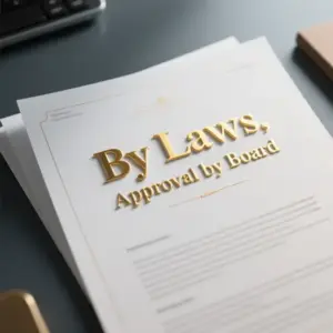 Image of By Laws, Approval by Board