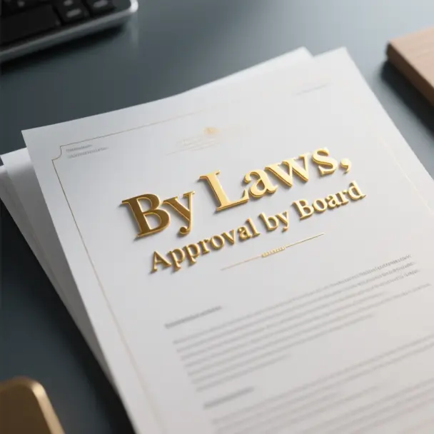 Image of By Laws, Approval by Board