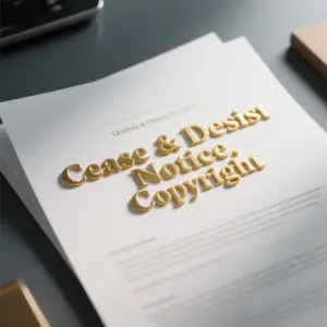 Cease & Desist Notice, Copyright