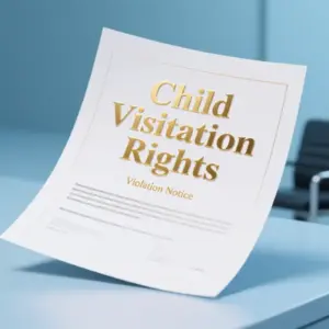 Image of Child Visitation Rights, Viiolation Notice