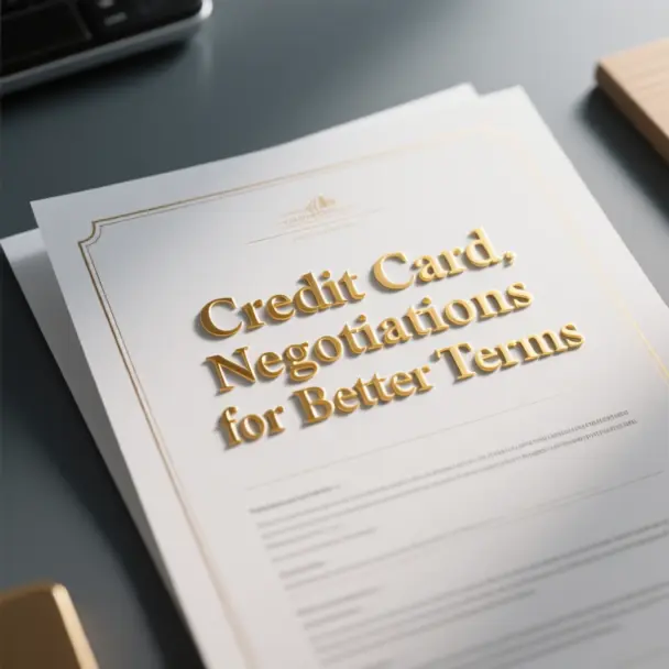 Image of Credit Card, Negotiations for Better Terms