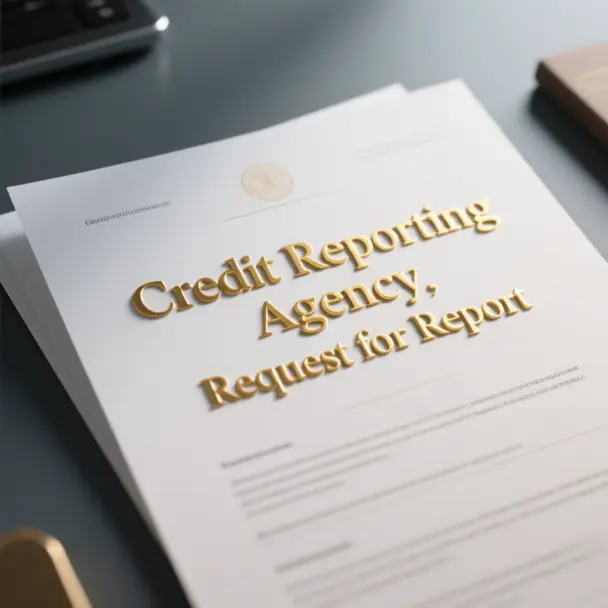 Image of Credit Reporting Agency, Request for Report