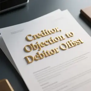 Image of Creditor, Objection to Debtor Offset
