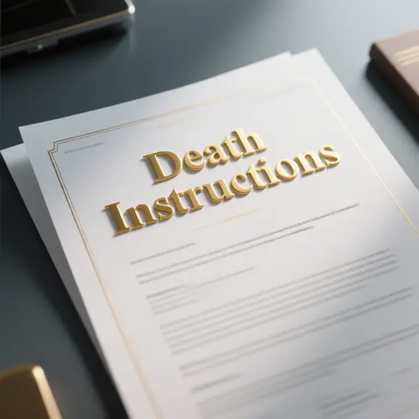 Image of Death Instructions