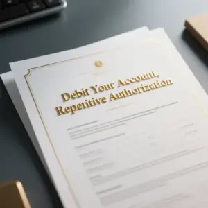 Image of Debit Your Account, Repetitive Authorization