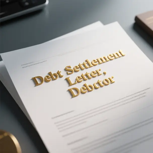 Image of Debt Settlement Letter, Debtor
