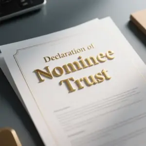Image of Declaration of Nominee Trust