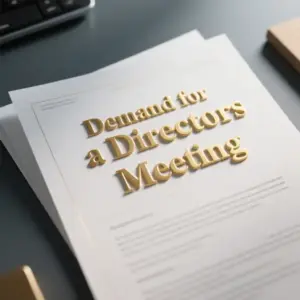Image of Demand for a Directors Meeting