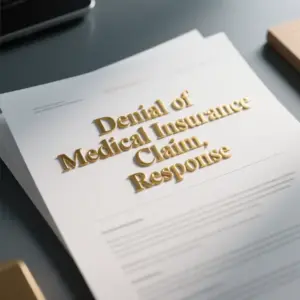 Image of Denial of Medical Insurance Claim, Response