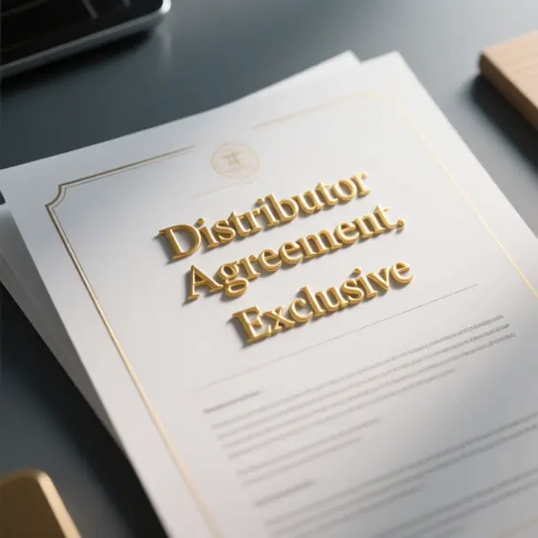 Image of Distributor Agreement, Exclusive