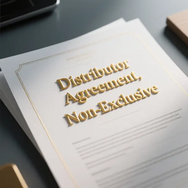 Image of Distributor Agreement, Non-Exclusive