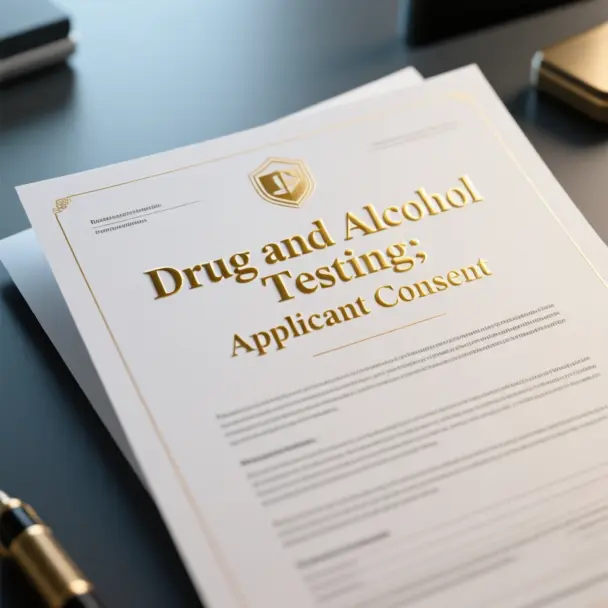 Image of Drug and Alcohol Testing, Applicant Consent