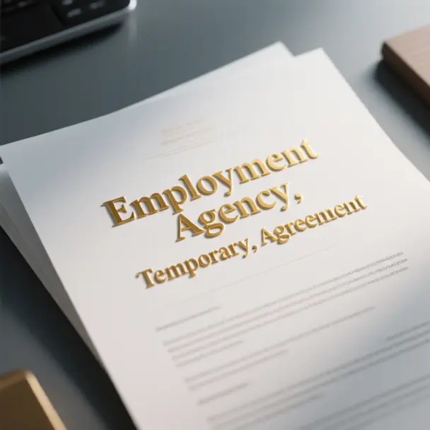 Image of Employment Agency, Temporary, Agreement