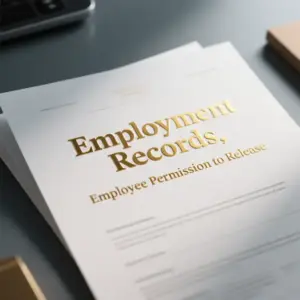 Image of Employment Records, Employee Permission to Release