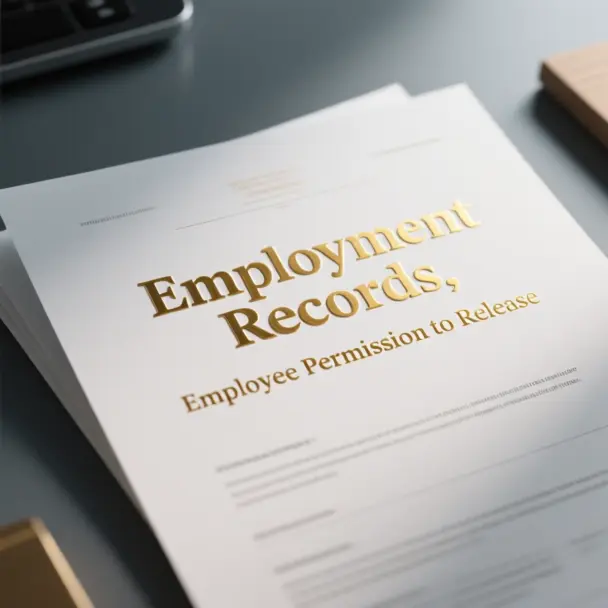 Image of Employment Records, Employee Permission to Release