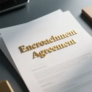 Image of Encroachment Agreement