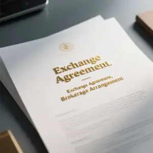 Image of Exchange Agreement, Brokerage Arrangement