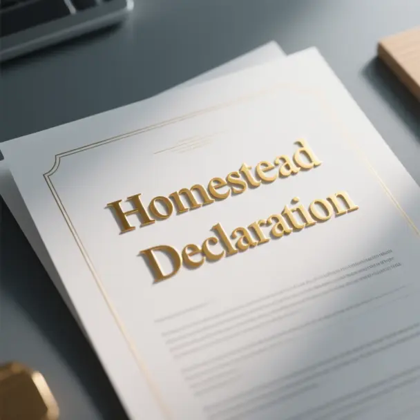 Image of Homestead Declaration