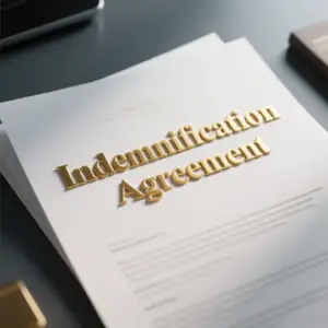 Image of Indemnificiation Agreement