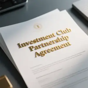 Image of Investment Club Partnership Agreement