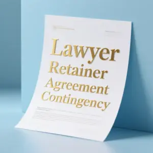 Image of Lawyer Retainer Agreement, Contingency