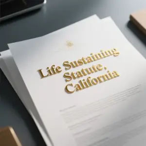 Image of Life Sustaining Statute, California