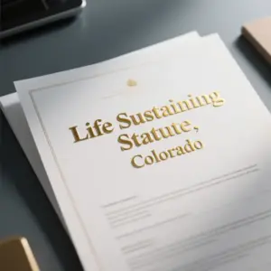 Image of Life Sustaining Statute, Colorado