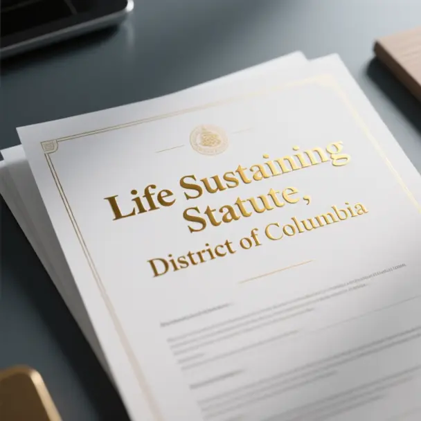 Image of Life Sustaining Statute, District of Columbia