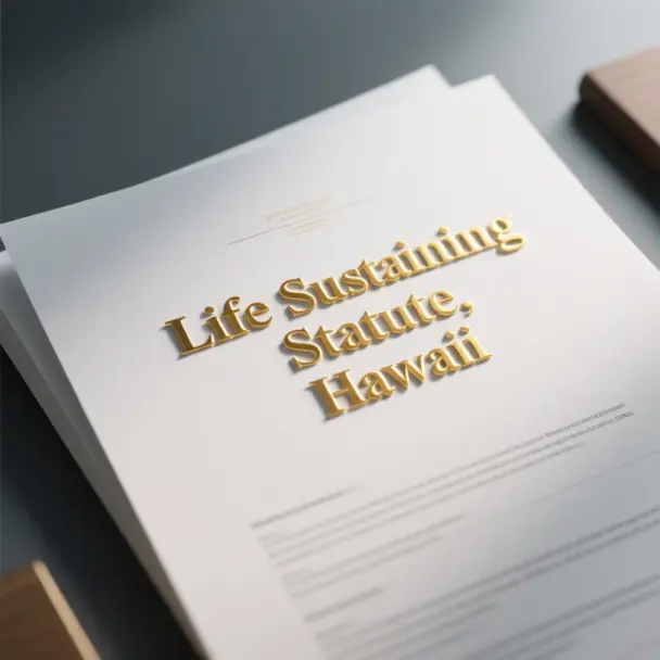 Image of Life Sustaining Statute, Hawaii