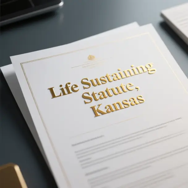 Image of Life Sustaining Statute, Kansas