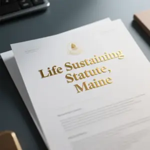 Image of Life Sustaining Statute, Maine