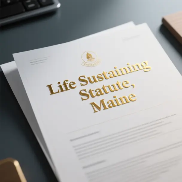 Image of Life Sustaining Statute, Maine