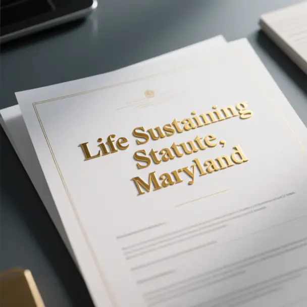 Image of Life Sustaining Statute, Maryland