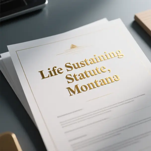 Image of Life Sustaining Statute, Montana