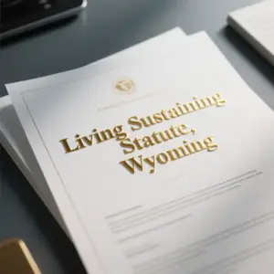 Image of Living Sustaining Statute, Wyoming