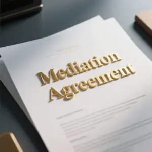Image of Mediation Agreement