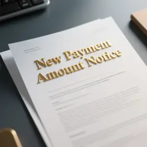 Image of New Payment Amount Notice