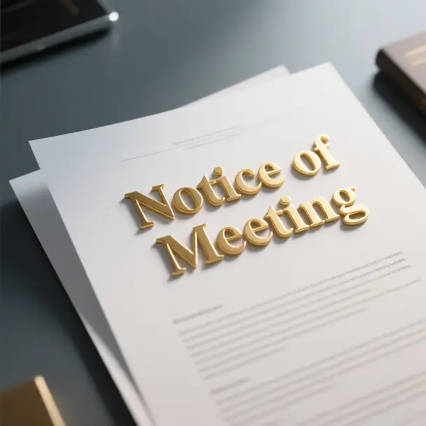Image of Notice of Meeting